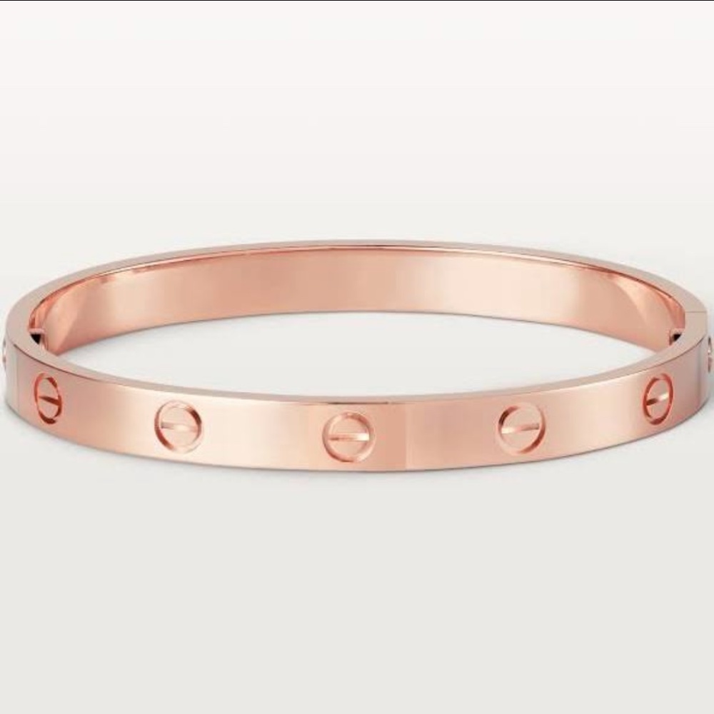 NWT 18k rose gold Love bracelet